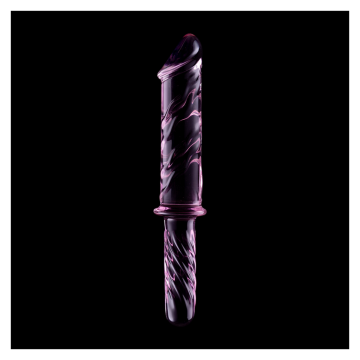 NEBULA SERIES BY IBIZA - MODELO 24 DILDO CRISTAL ROSA 28.5 CM -O- 5 CM