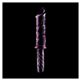 NEBULA SERIES BY IBIZA - MODELO 24 DILDO CRISTAL ROSA 28.5 CM -O- 5 CM