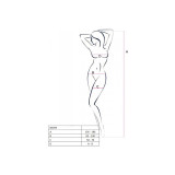PASSION - BS099 BODYSTOCKING NERO TAGLIA UNICA - PASSION WOMAN BODYST…