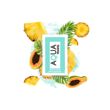 AQUA TRAVEL - LUBRIFIANT À BASE D'EAU SAVEUR FRUITS TROPICAUX 6 ML -…