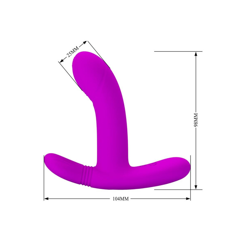 Pretty Love - Geri Masajeador Clitoris Control Remoto Rosa |