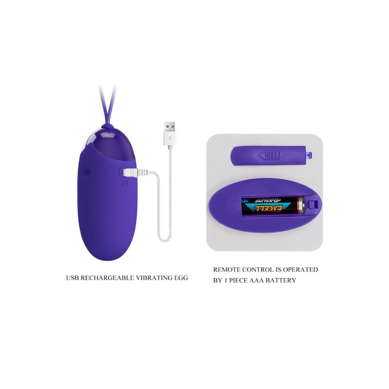 Pretty Love - Berger Youth Huevo Vibrador Control Remoto Violeta |