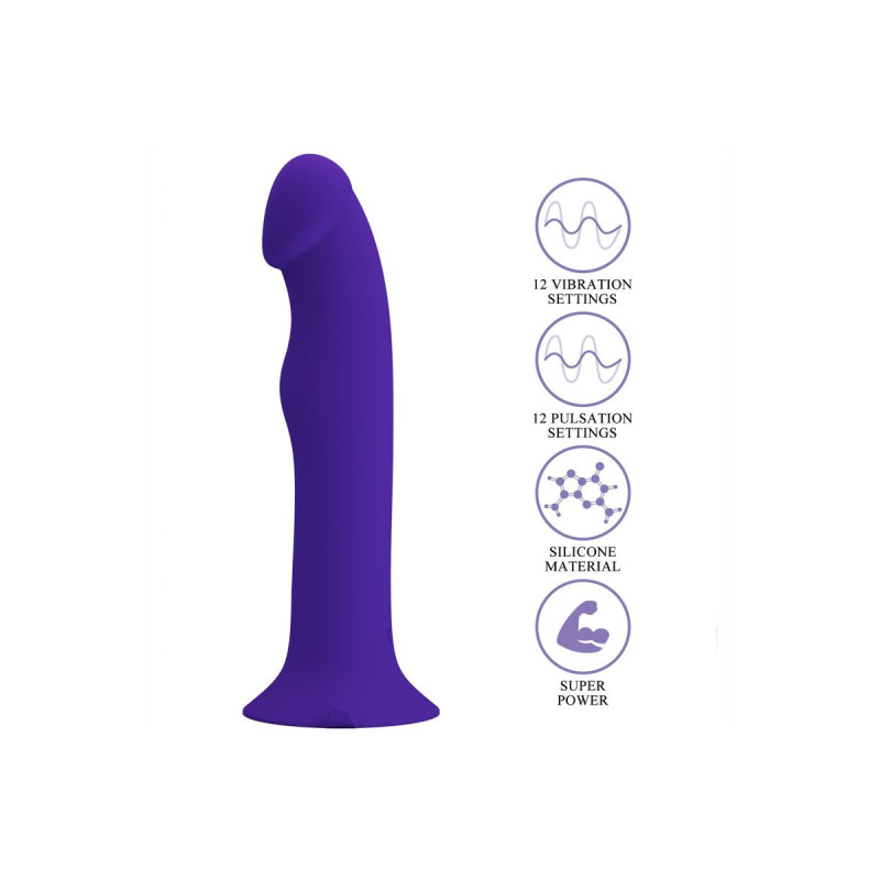 Pretty Love - Murray Youth Dildo Vibrador & Recargable Violeta |