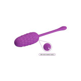 Pretty Love - Huevo Vibrador Con Textura Marina Recargable Morado |