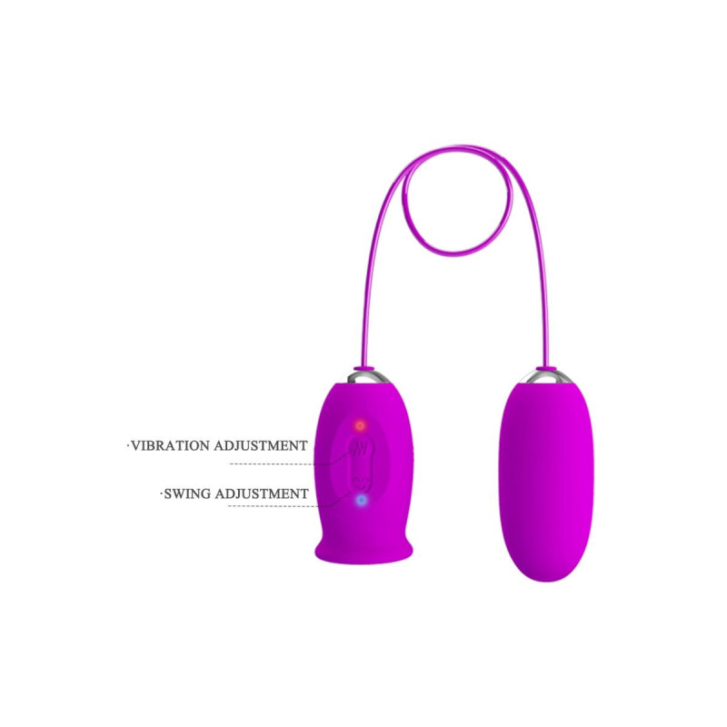 Pretty Love - Daisy Huevo Dual Vibrador Recargable Morado | Vybes.it