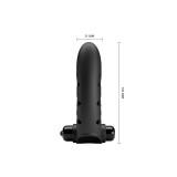 Pretty Love - Vance Funda Dedo Vibrador Conejo Negro | Vybes.it