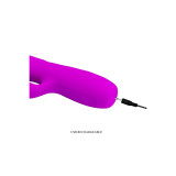 Pretty Love - Melanie Vibrador Conejo Recargable Morado | Vybes.it