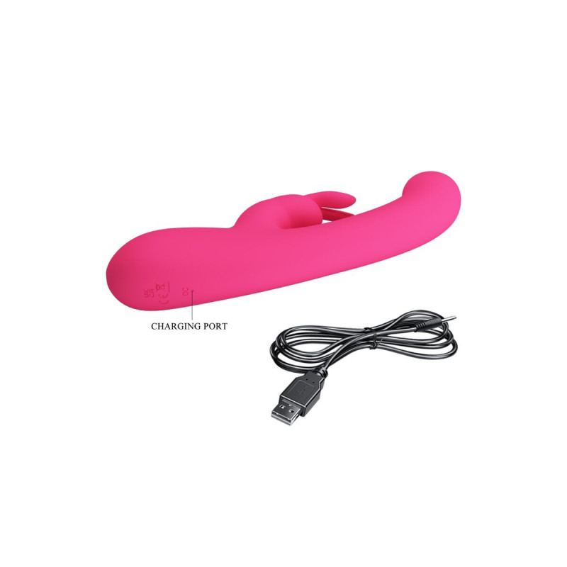 Pretty Love - Lamar Vibrador Rabbit & Punto G Rosa | Vybes.it