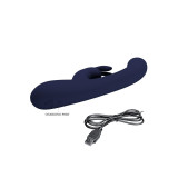 Pretty Love - Lamar Vibrador Rabbit & Punto G Azul | Vybes.it