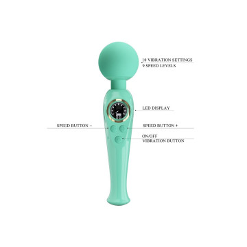 Pretty Love - Skyler Vibrador Wand Verde | Vybes.it
