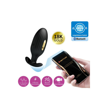 Pretty Love - Jefferson Plug Anal Controlado Por App Negro |