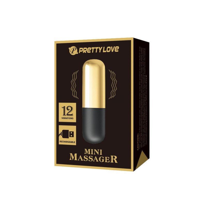 Pretty Love - Bala Vibrador Recargable Dorado | Vybes.it