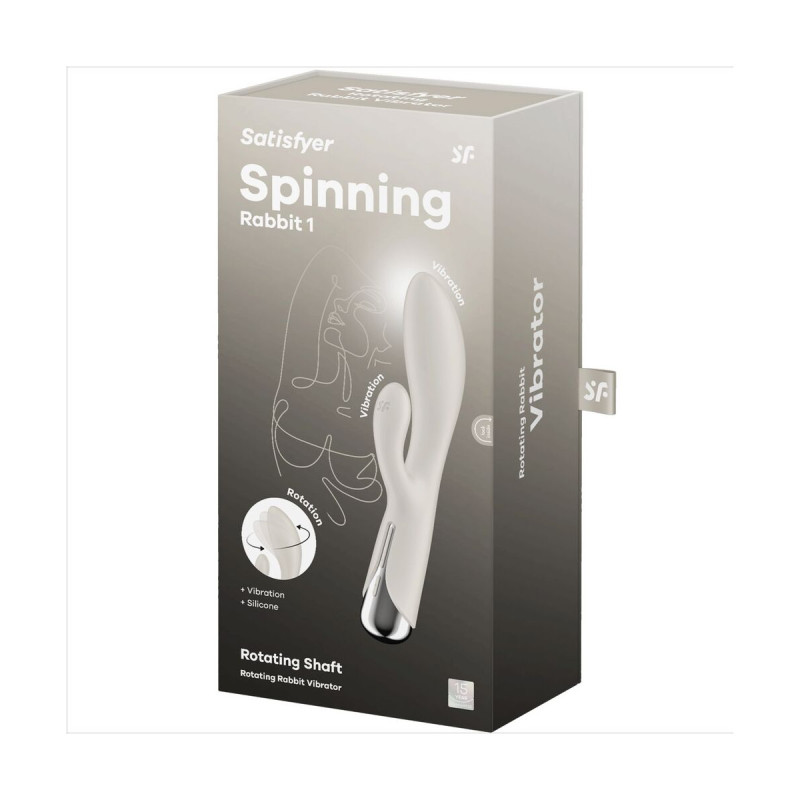 Satisfyer - Spinning Rabbit 1 Estimulacion Clitoris Y Punto G Beige