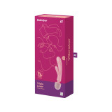 Satisfyer - Triple Lover Masajeador Vibrador Rabbit Rosa | Vybes.it