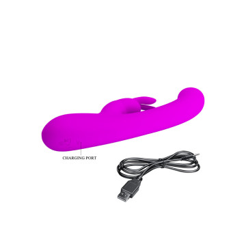 Pretty Love - Lamar Vibrador Rabbit & Punto G Violeta | Vybes.it