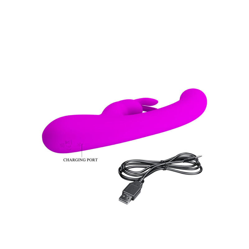 Pretty Love - Lamar Vibrador Rabbit & Punto G Violeta | Vybes.it