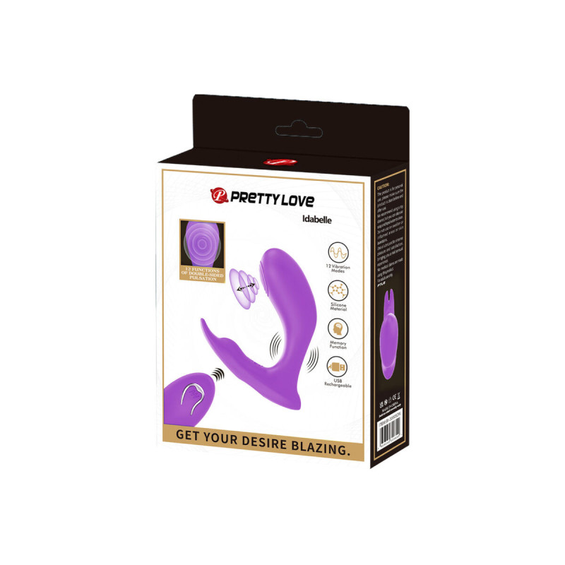 Pretty Love - Idabelle Vibration & Pulsation Control Remoto Violeta