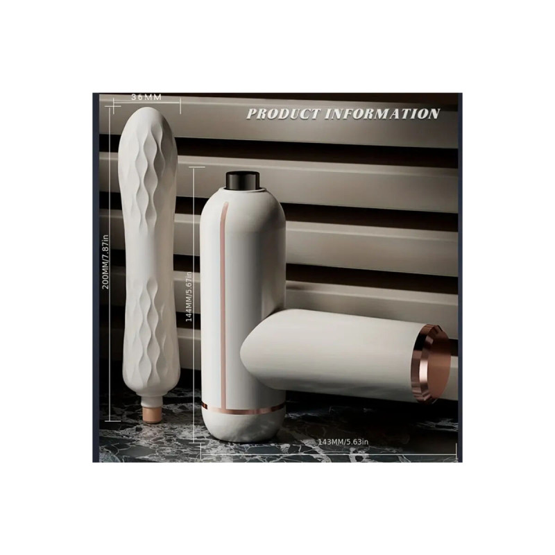 ARMONY - VIBRATORE FKING MACHINE REGOLABILE E AUTOMATICO BIANCO - ARM…