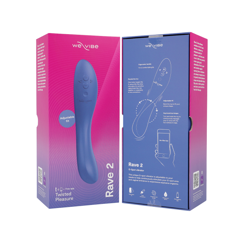 We - Vibe - Rave 2 Vibrador Punto G Azul | Vybes.it