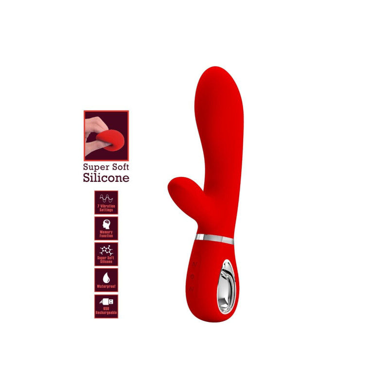 Pretty Love - Thomas Vibrador Punto G Multifunción Rojo | Vybes.it