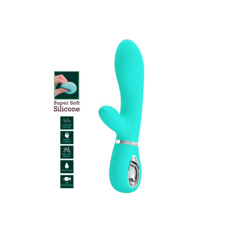Pretty Love - Thomas Vibrador Punto G Multifunción Verde Agua |