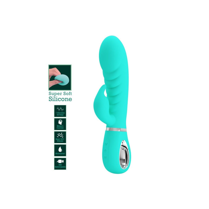 Pretty Love - Prescott Vibrador Punto G Multifunción Verde Agua |