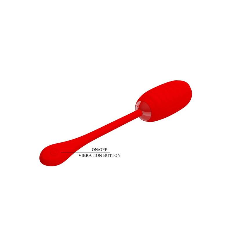 Pretty Love - Kirk Huevo Vibrador Recargable Rojo | Vybes.it