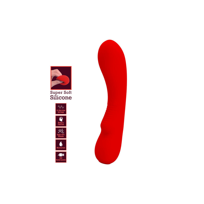 Pretty Love - Prescott Vibrador Recargable Rojo | Vybes.it