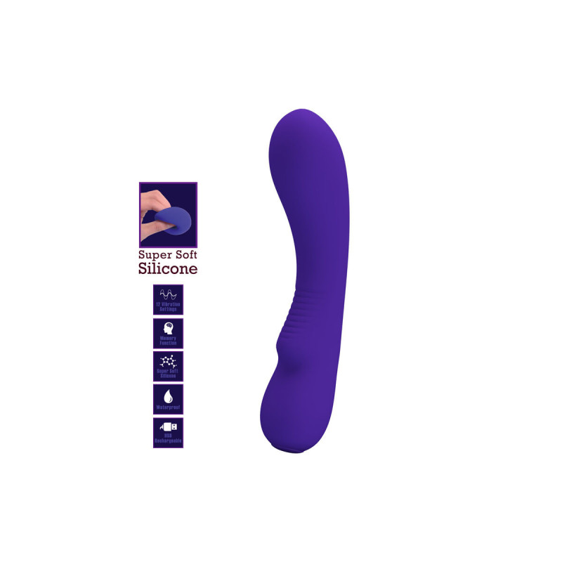 Pretty Love - Prescott Vibrador Recargable Lila | Vybes.it