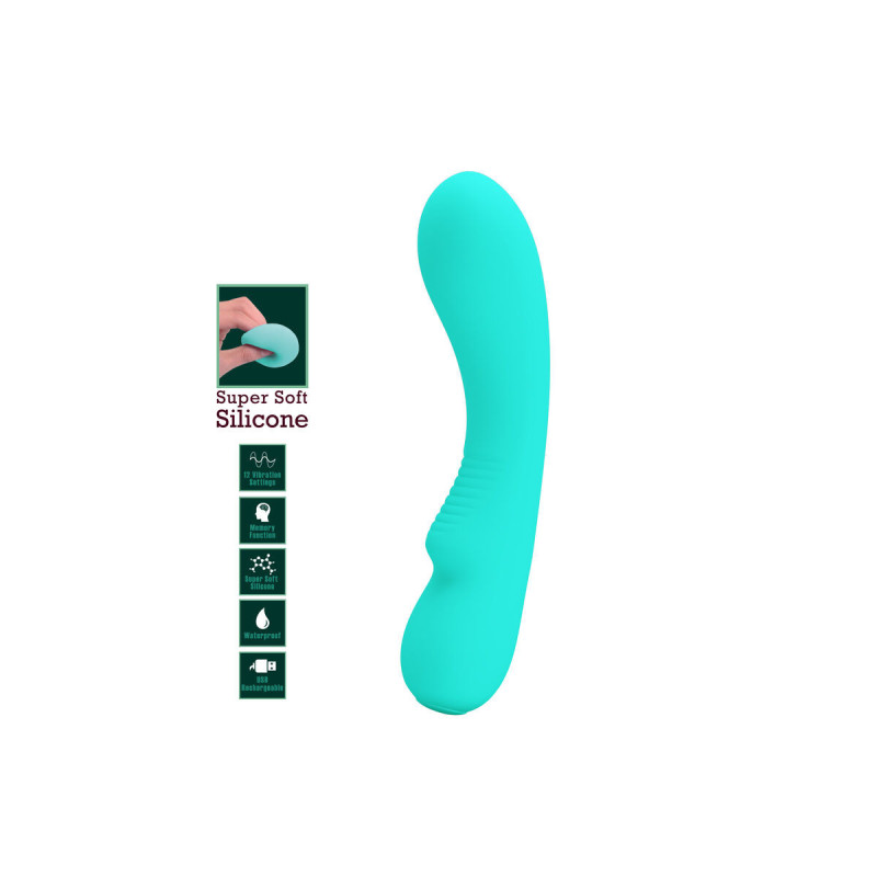 Pretty Love - Prescott Vibrador Recargable Verde Agua | Vybes.it