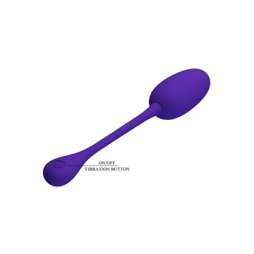 PRETTY LOVE - KNUCKER HUEVO VIBRADOR RECARGABLE LILA