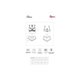 Livco Corsetti Fashion - Palmenom Lc 90614 Sujetador + Panty Negro