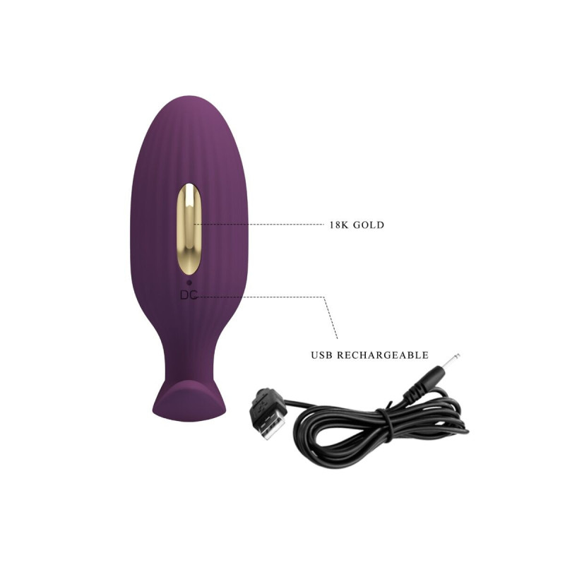 Pretty Love - Plug Anal Contrôlé Par Application Jefferson Violet |
