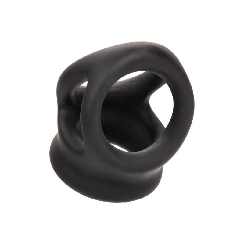 CALEXOTICS - ALPHA DUAL CAGE RING BLACK - Cockrings without vibration