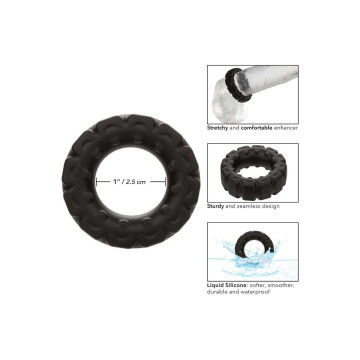 CALEXOTICS - ALPHA BAGUE PROLONG NOIRE - Cockrings sans vibration