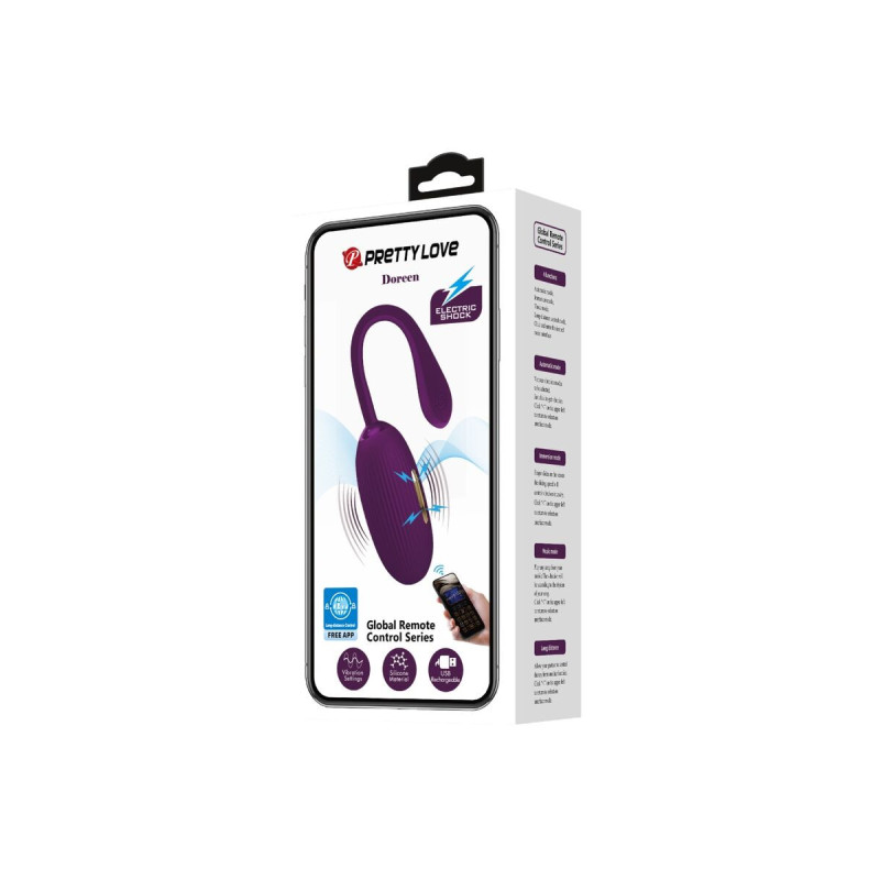 Pretty Love - Doreen Huevo Vibrador Recargable Lila | Vybes.it
