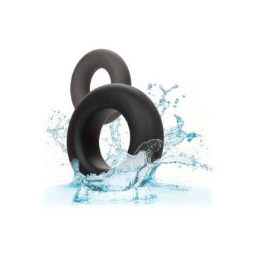 CALEXOTICS - ALPHA SET DI 2 ANELLI PROLONG GRIGIO - Cockring senza vi…