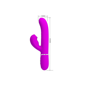 Pretty Love - Perlita Vibrador Punto G 3 En 1 Multifunción Vioeta |