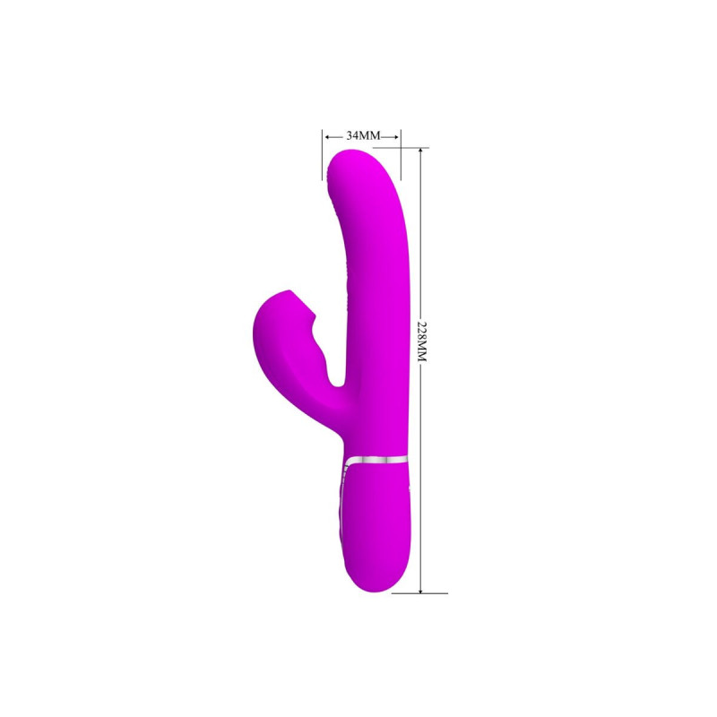 Pretty Love - Perlita Vibrador Punto G 3 En 1 Multifunción Vioeta |