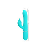 Pretty Love - Vibrador Rabbit Perlas Verde Agua | Vybes.it