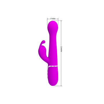 Pretty Love - Dejon Vibrador Rabbit 3 En 1 Multifunción Violeta |