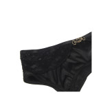 Subblime - Set De 3 Piezas Sujetador + Tanga + Liga Encaje Negro