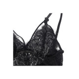 Subblime - Babydoll Con Tirantes Ajustables De Encaje Negro L/Xl |