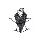 Subblime - Disfraz Policia Body Encaje Negro S/M | Vybes.it