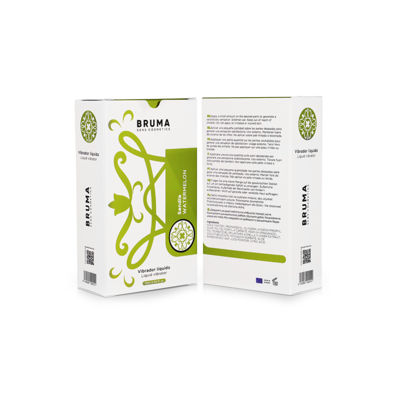 Bruma - Vibrateur Liquide Ultra Glissant Pastèque 15 Ml | Vybes.it