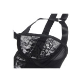 Subblime - Teddy Con Liga Detalle Encajes Y Tiras Negro S/M |