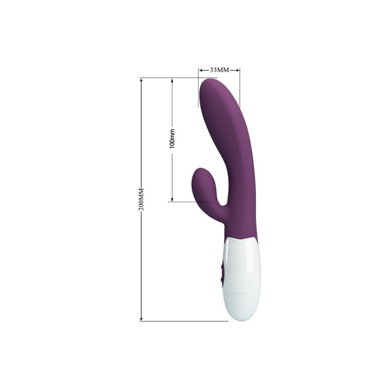 Pretty Love - Alvis Vibrador Rabbit & Punto G Morado | Vybes.it