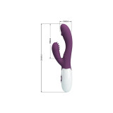 Pretty Love - Andre Vibrador Rabbit & Estimulador Punto G Morado |