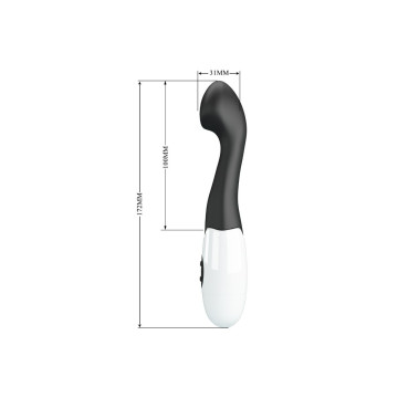 Pretty Love - Charles Vibrador Punto G 30 Modos Negro | Vybes.it
