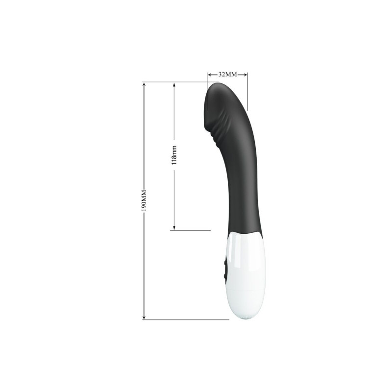 Pretty Love - Elemental Vibrador Punto G 30 Modos Negro | Vybes.it